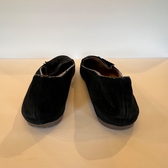 J. Crew Black Velvet Tassel Loafers, Preppy, Academia, Old Money, Size 9 - Picture 8 of 11
